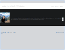 Tablet Screenshot of markfolstad.ca